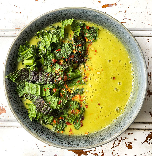 Creamy Pea & Broccoli Soup