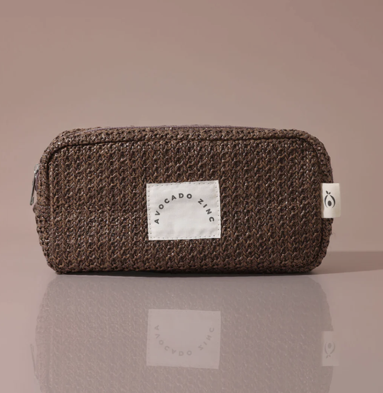 Chocolate Straw Pouch